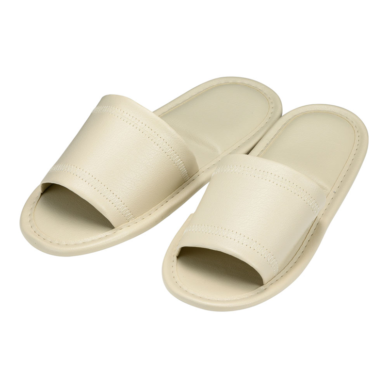 前あきスリッパ SSK-3250 Mアイボリー 1個(ご注文単位1個)【直送品】