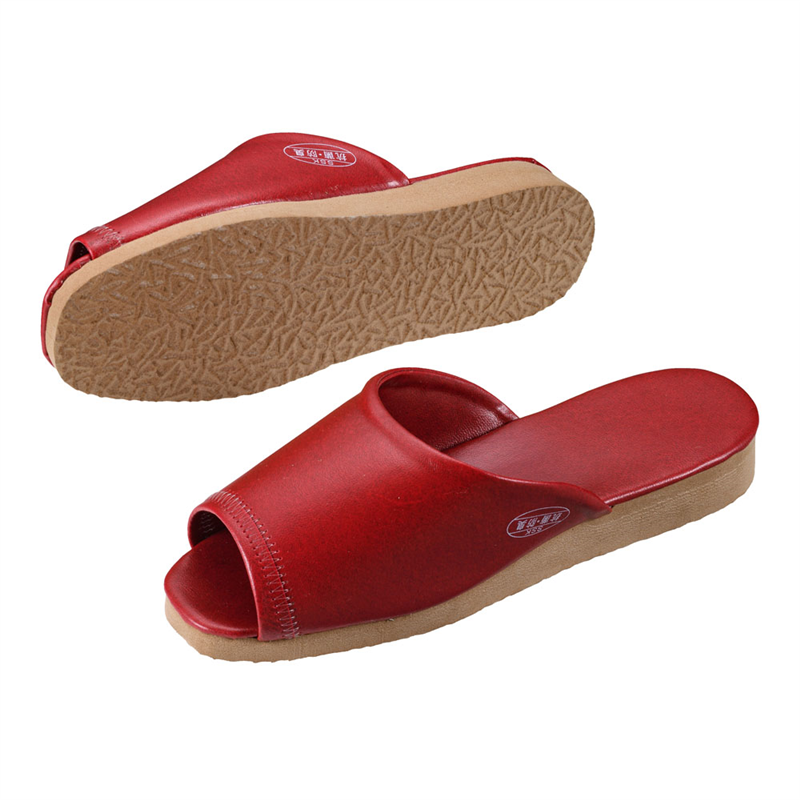 抗菌前あきDXスリッパSSK-5242 M ワイン 1個(ご注文単位1個)【直送品】