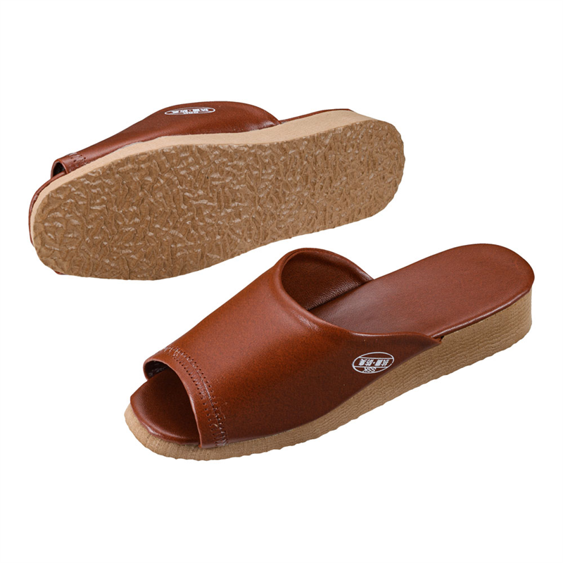 抗菌前あきDXスリッパSSK-5242 M ブラウン 1個(ご注文単位1個)【直送品】