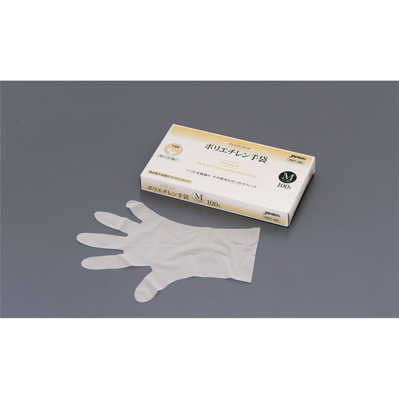 ポリエチレン　プレミアムフィット （100枚入）　L 1箱（ご注文単位1箱）【直送品】