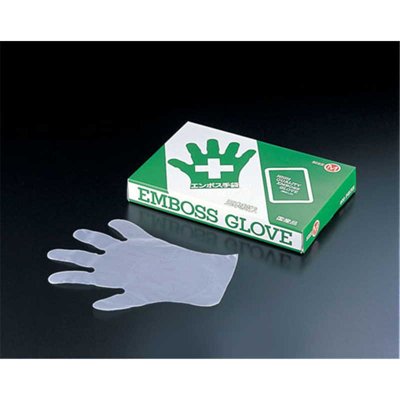 エンボスエコノミー手袋 五本絞り #28 S (1箱200枚入) 1箱(ご注文単位1箱)【直送品】
