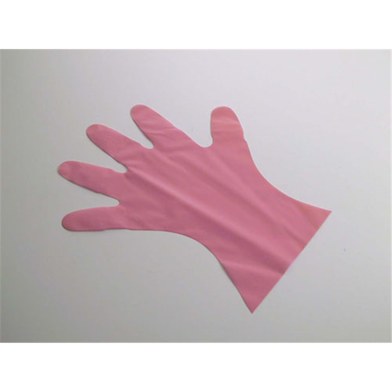 カラー マイジャストグローブ五本絞り ピンク (200枚入) M 1袋(ご注文単位1袋)【直送品】