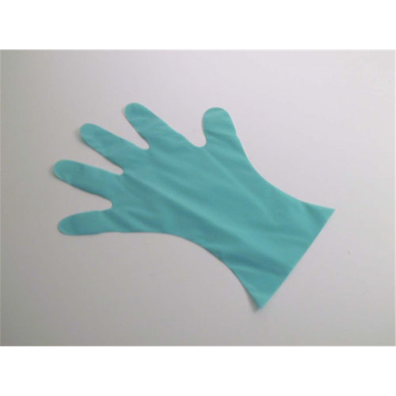 カラー マイジャストグローブ五本絞り グリーン (200枚入) L 1箱(ご注文単位1箱)【直送品】