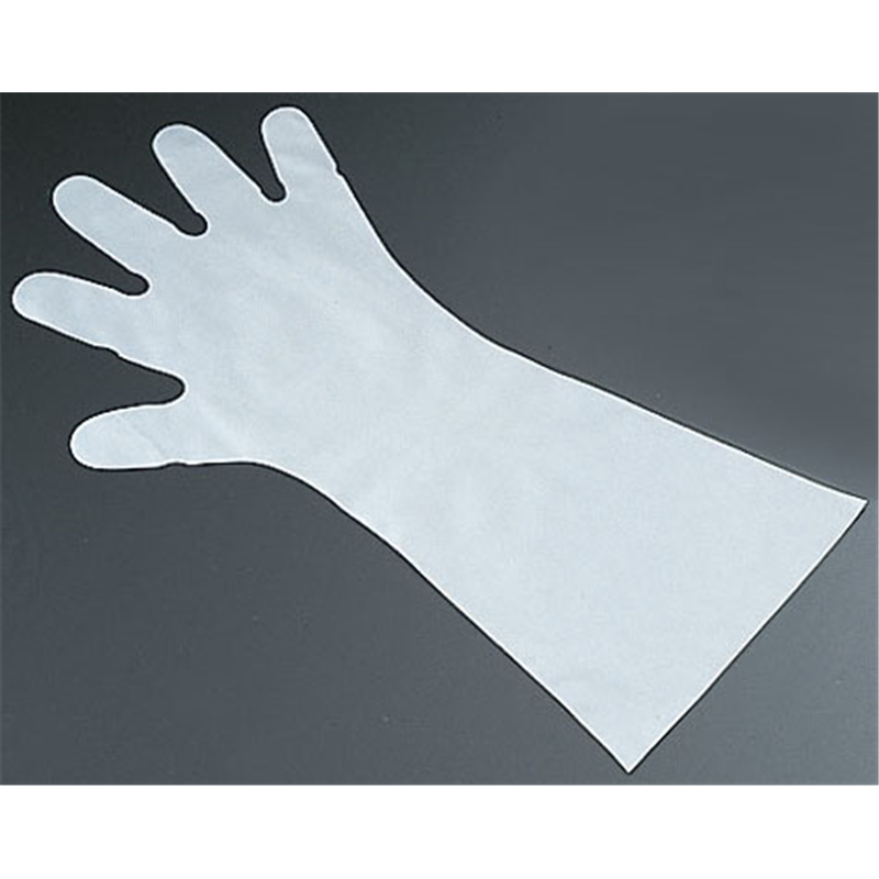 エンボス手袋 五本絞り ロング#50 S (1袋50枚入) 1袋(ご注文単位1袋)【直送品】