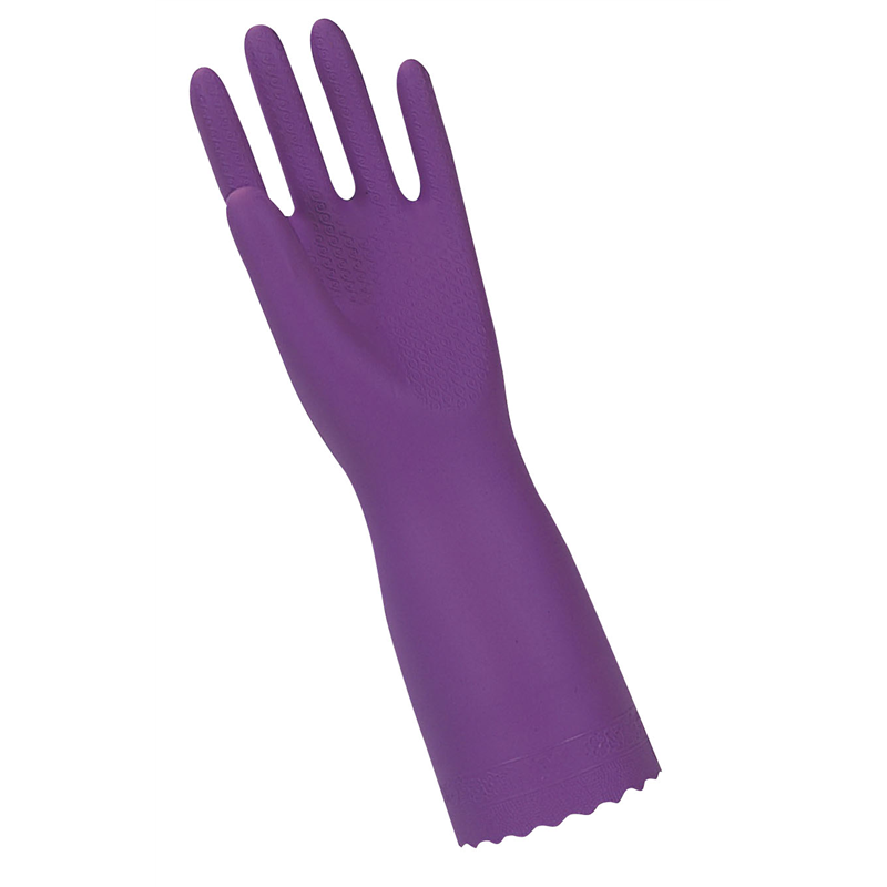 トーワ ソフトエース 厚手手袋 L バイオレット 1袋(ご注文単位1袋)【直送品】