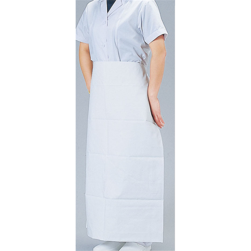 シャバルバ674　角前掛（抗菌加工） ホワイト　M 1袋（ご注文単位1袋）【直送品】