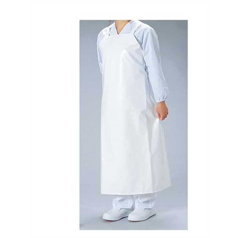 ケータリング　前掛（共地ヒモ） L　ホワイト 1袋（ご注文単位1袋）【直送品】