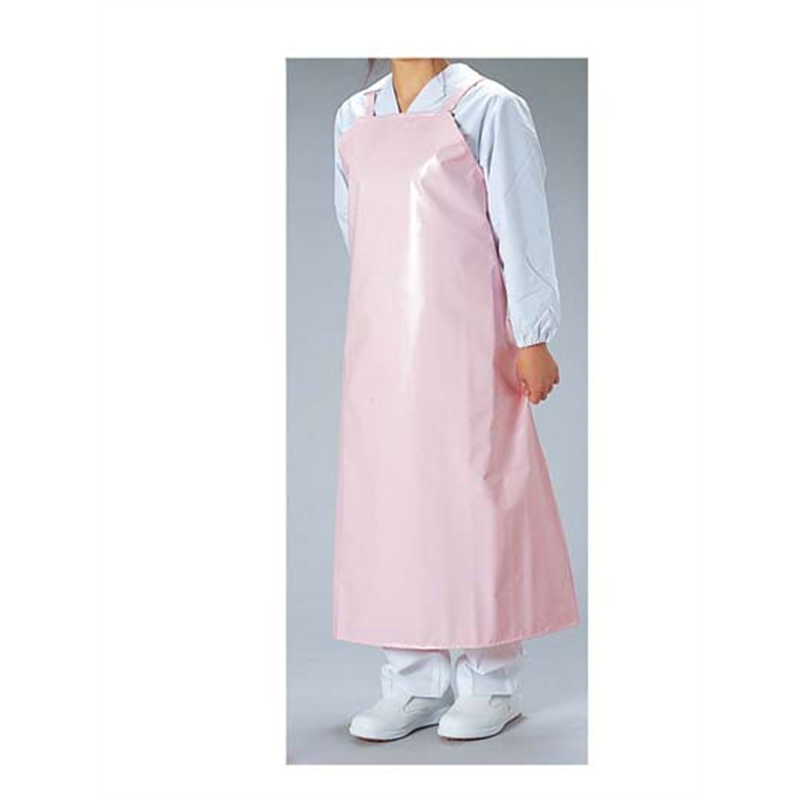 ケータリング　前掛（共地ヒモ） L　ピンク 1袋（ご注文単位1袋）【直送品】