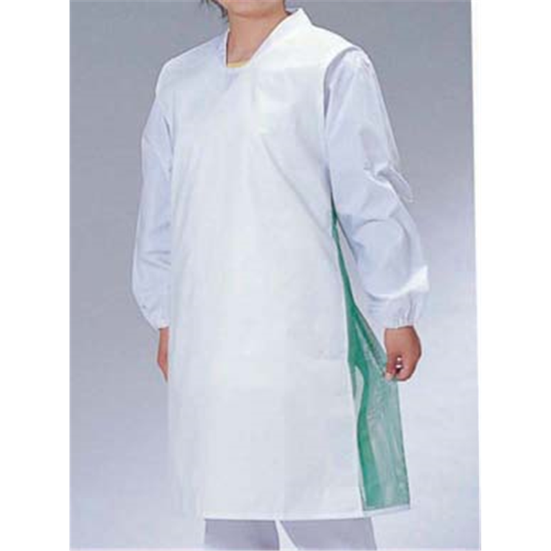 センシア　エプロン　袖無後メッシュタイプ E1100-2　グリーン 1袋（ご注文単位1袋）【直送品】