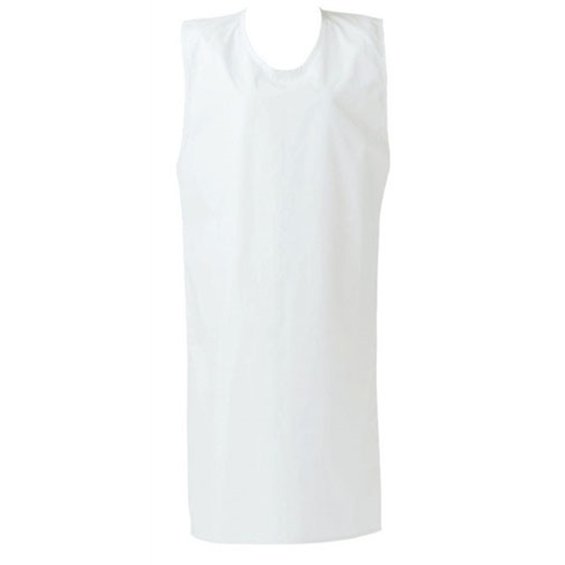 ウルトラ・ドライエプロン ノースリーブ E1203-0 ホワイト 1袋(ご注文単位1袋)【直送品】