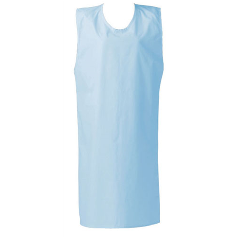 ウルトラ・ドライエプロン ノースリーブ E1203-1 ブルー 1袋(ご注文単位1袋)【直送品】