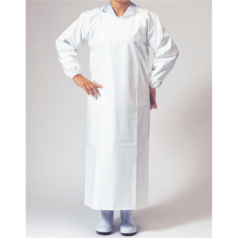 ウレタン カッポーエプロン K-300 M ホワイト 1袋(ご注文単位1袋)【直送品】