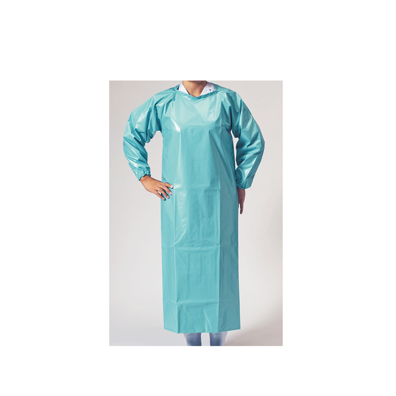 ウレタン カッポーエプロン K-300 L ミント 1袋(ご注文単位1袋)【直送品】