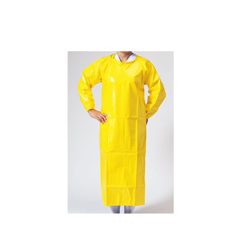 ウレタン カッポーエプロン K-300 L イエロー 1袋(ご注文単位1袋)【直送品】