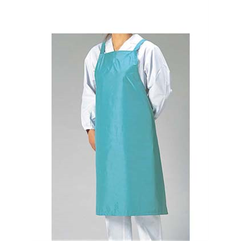 らくらくドライエプロン　（水洗い用） D-1　グリーン 1袋（ご注文単位1袋）【直送品】