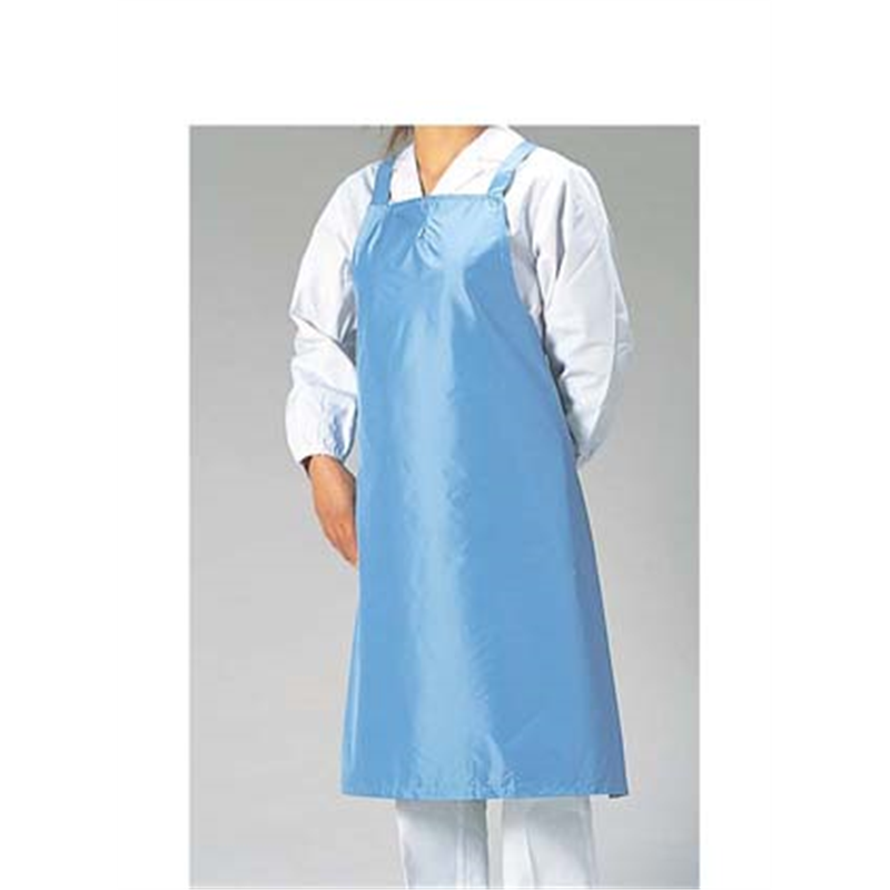 らくらくドライエプロン　（水洗い用） D-1　サックス 1袋（ご注文単位1袋）【直送品】