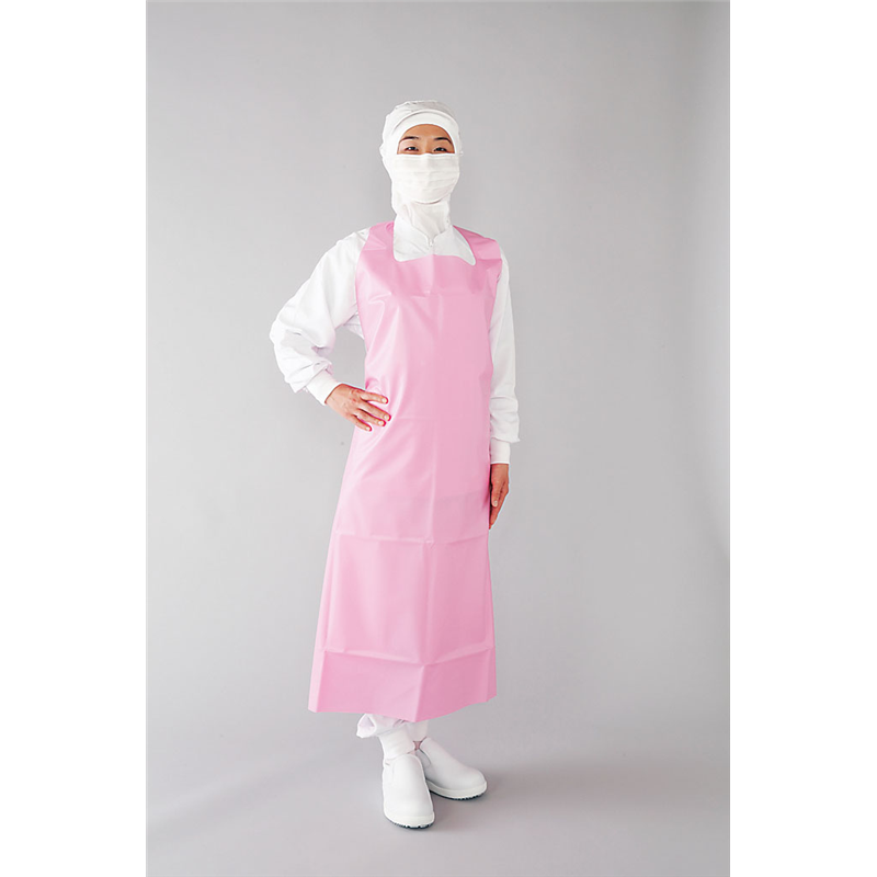 ウレタン打抜エプロン　レッジェーロン E-50　L　ピンク 1袋（ご注文単位1袋）【直送品】