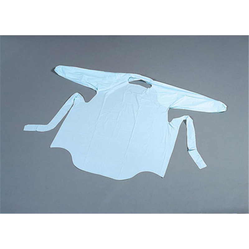 テクセル袖付PEエプロン　EP-50 フリーサイズ（50枚入） 1箱（ご注文単位1箱）【直送品】