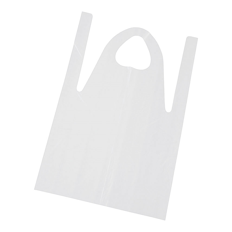 ローコスエプロン ショート(50枚入) BA-1 ホワイト 1袋(ご注文単位1袋)【直送品】