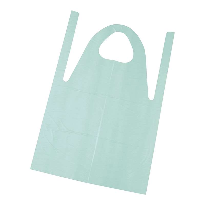 ローコスエプロン ショート(50枚入) BA-1 グリーン 1袋(ご注文単位1袋)【直送品】