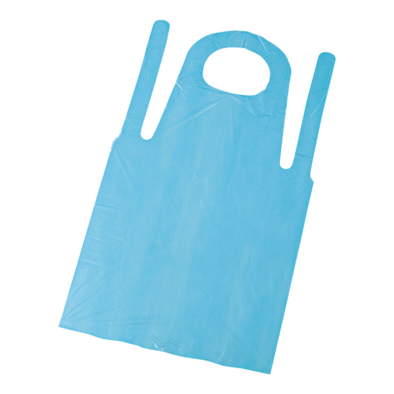 使い捨て エプロン20 バイオマス (50枚入) S ブルー 1箱(ご注文単位1箱)【直送品】