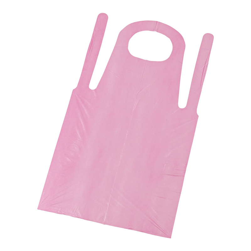 使い捨て エプロン20 バイオマス (50枚入) M ピンク 1箱(ご注文単位1箱)【直送品】