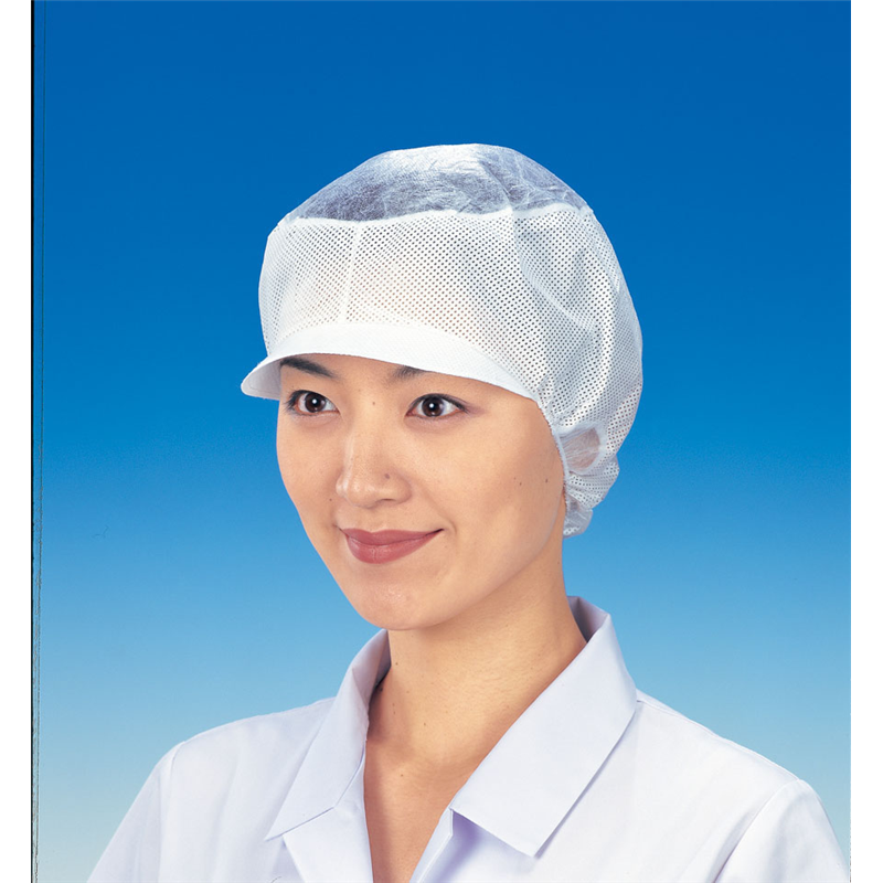 オールタイム でんでん帽(50枚入) CA-104 ツバ付通気型 1箱(ご注文単位1箱)【直送品】