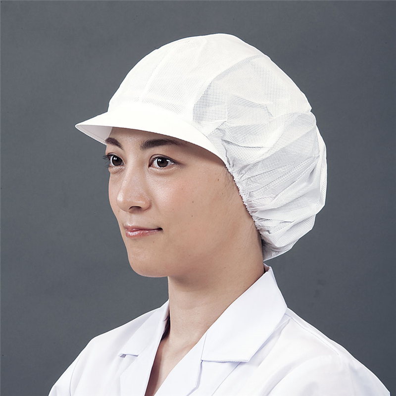 つくつく帽子　キャスケット　EL-700 ホワイト　（20枚入） 1袋（ご注文単位1袋）【直送品】