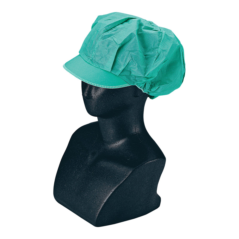 つくつく帽子 キャスケット EL-700 グリーン (20枚入) 1袋(ご注文単位1袋)【直送品】