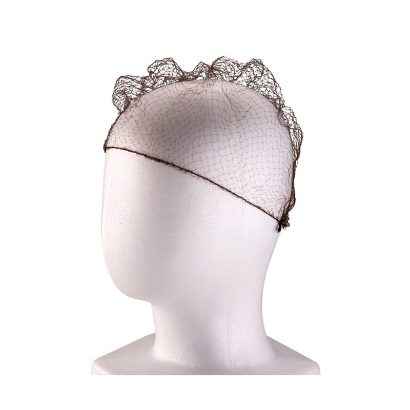 ヘアーネット(100枚入) L ダークブラウン 1袋(ご注文単位1袋)【直送品】