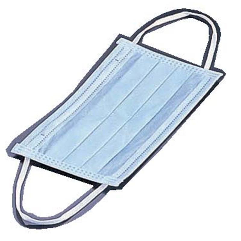 ホープス マスク(50枚入) ブルー 1袋(ご注文単位1袋)【直送品】