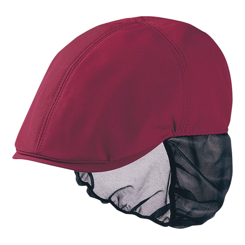 ハンティングキャップたれ付 9-1353 ワイン 1袋(ご注文単位1袋)【直送品】