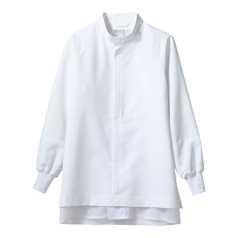 男女兼用ジャンバー長袖　RL8701-2 白　S 1袋（ご注文単位1袋）【直送品】