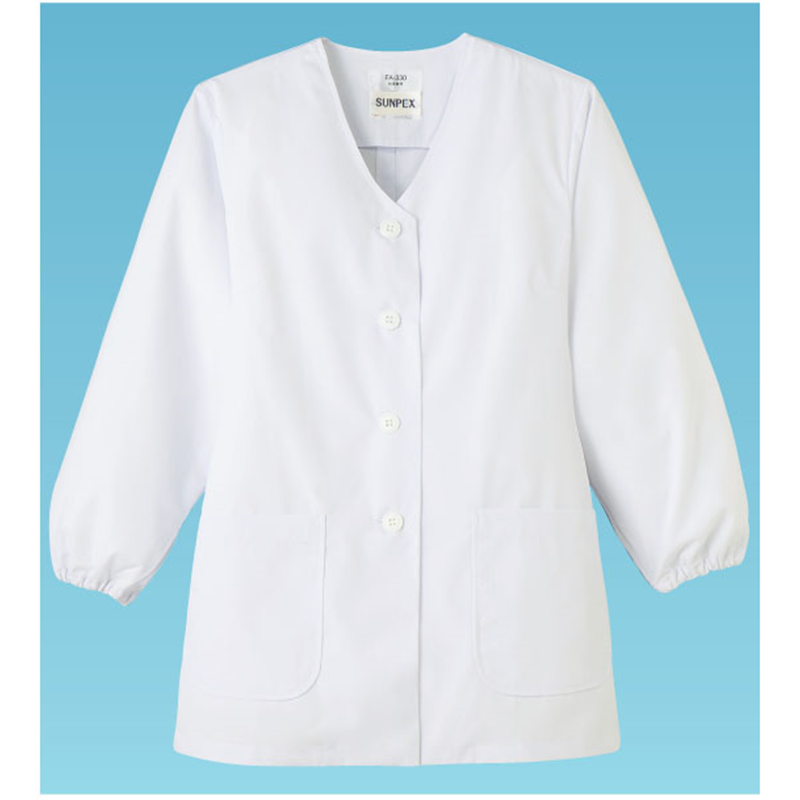 女性用調理衣 長袖 FA-330 3L 1袋(ご注文単位1袋)【直送品】