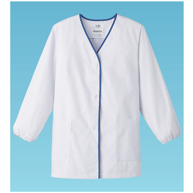 女性用デザイン白衣 長袖 FA-348 4L 1袋(ご注文単位1袋)【直送品】