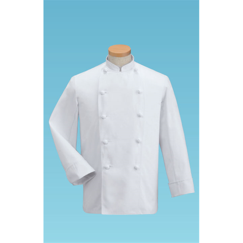 コックコート・長袖　KC-410 （ホワイト）　L 1袋（ご注文単位1袋）【直送品】