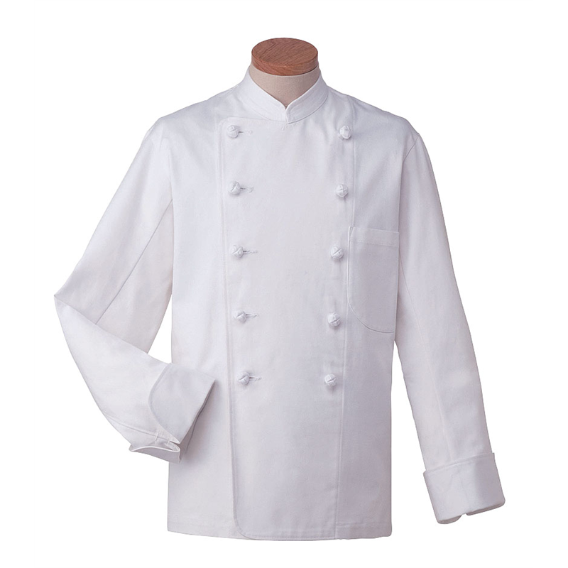 Oコックコート　KC-407（ホワイト） L 1袋（ご注文単位1袋）【直送品】