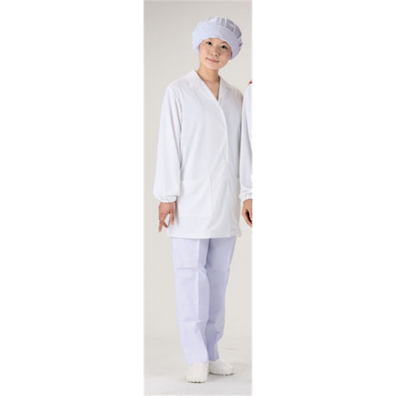 テクノファインコート　女子襟有り長袖白衣 NR-431　4L 1袋（ご注文単位1袋）【直送品】