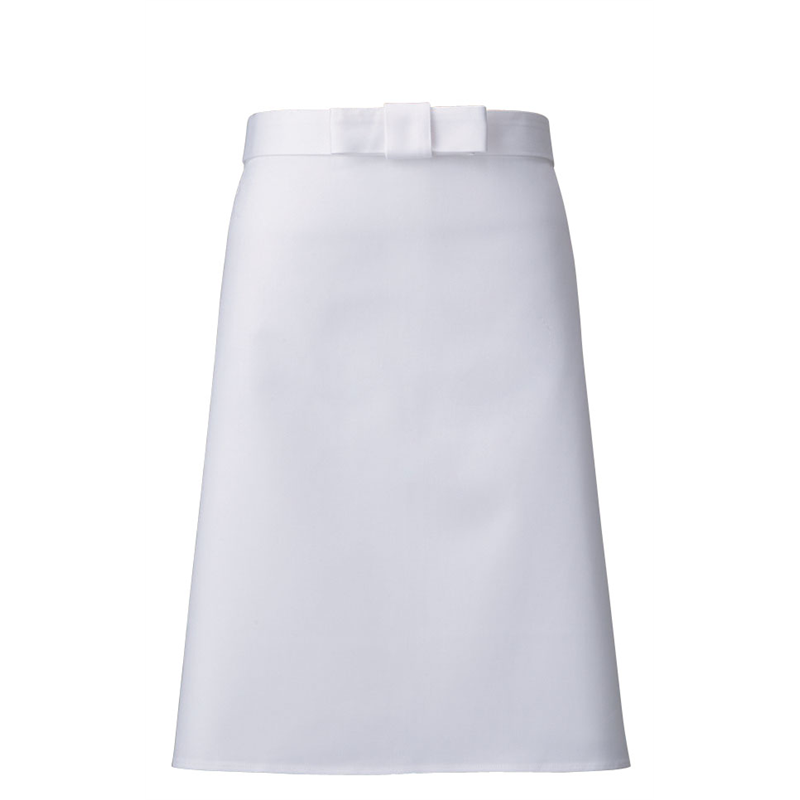 調理前掛　A-33（ホワイト）2枚入  1袋（ご注文単位1袋）【直送品】