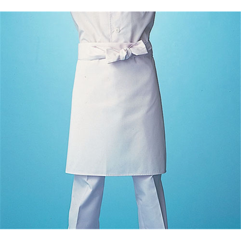 調理前掛　FH-35　（ホワイト）2枚入  1袋（ご注文単位1袋）【直送品】