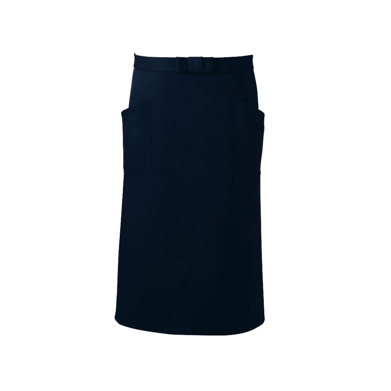 アンクル加工ソムリエ前掛　AN-1853 （ネイビー） 1袋（ご注文単位1袋）【直送品】