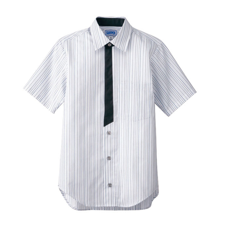 男女兼用半袖シャツ L BT-3124 グレー 1袋(ご注文単位1袋)【直送品】