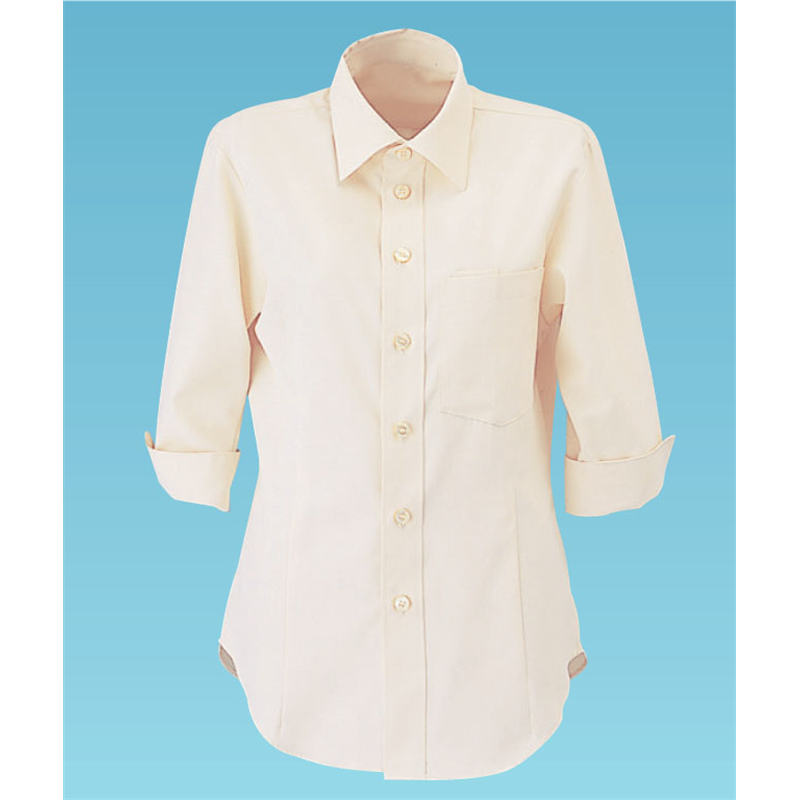 男女兼用ショップコートET-5732 4L　（バニラ） 1袋（ご注文単位1袋）【直送品】