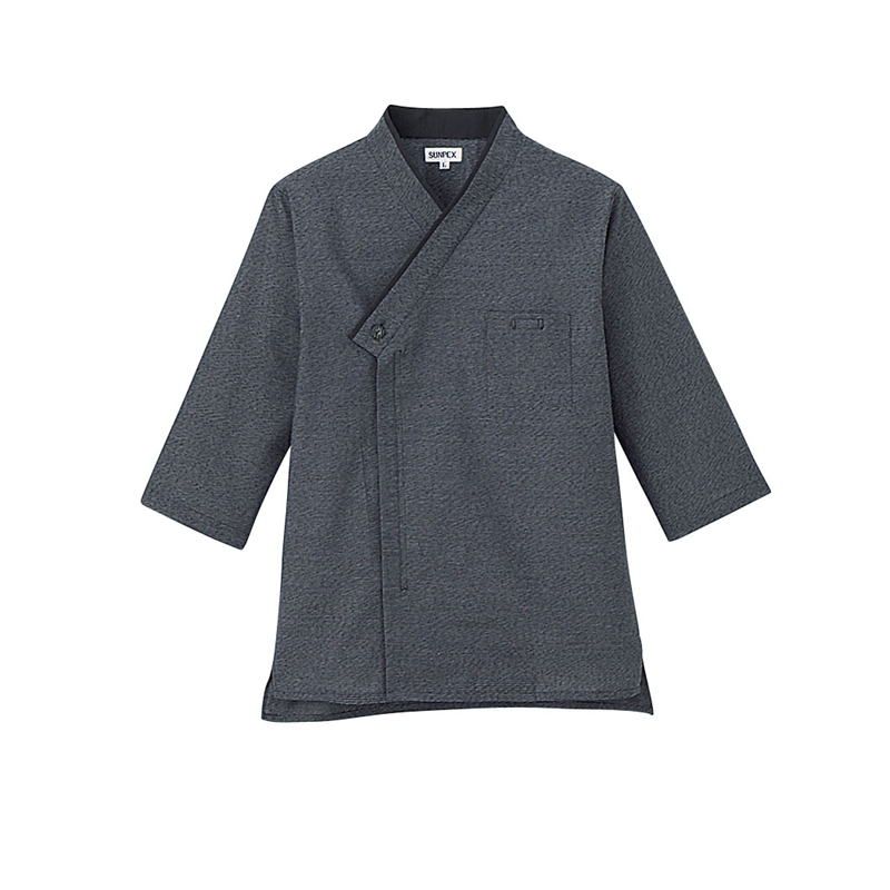 男女兼用ショップコート　JT-1259 S　（黒） 1袋（ご注文単位1袋）【直送品】