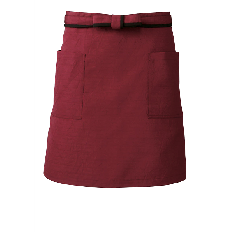 前掛　JA-1976（エンジ）  1袋（ご注文単位1袋）【直送品】