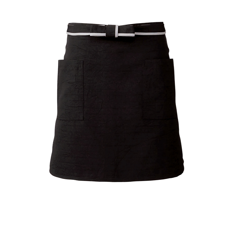 前掛　JA-1977（黒）  1袋（ご注文単位1袋）【直送品】