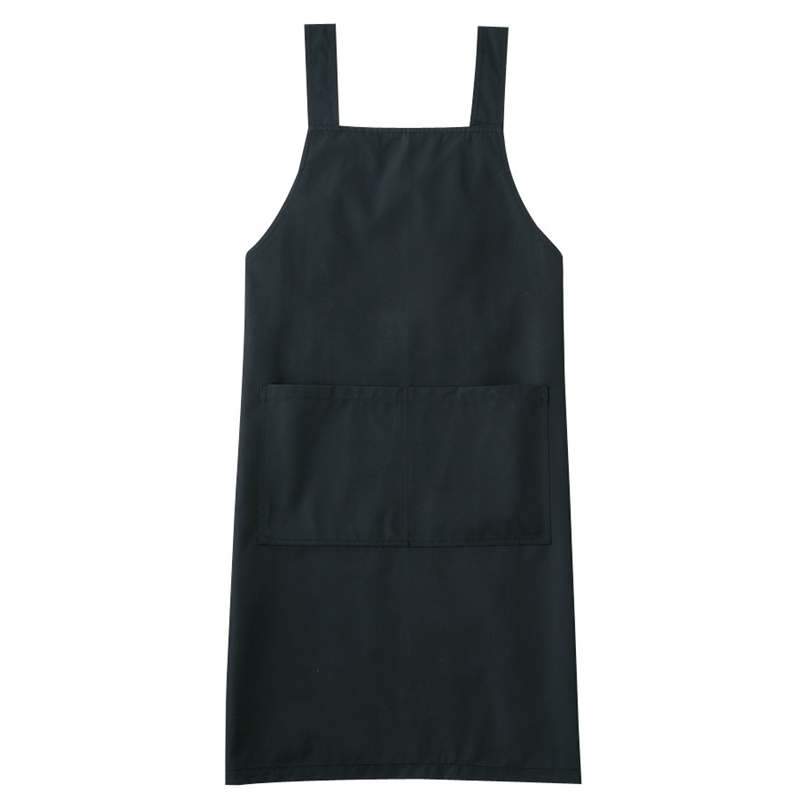 エプロン　A-1768 M　（ブラック） 1袋（ご注文単位1袋）【直送品】