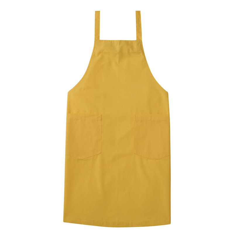 エプロン A-1770 (イエロー) 1袋(ご注文単位1袋)【直送品】