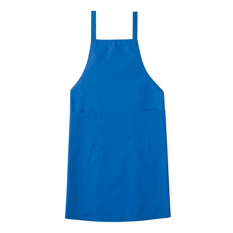 エプロン A-1773 (ブルー) 1袋(ご注文単位1袋)【直送品】