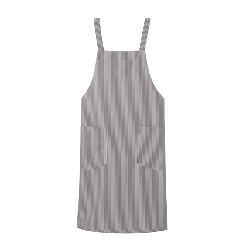 高温撥油加工エプロン　RA-1899 （ブラックストライプ） 1袋（ご注文単位1袋）【直送品】